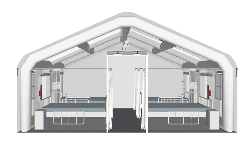 Hoitoteltta 5X4X2,8 m
