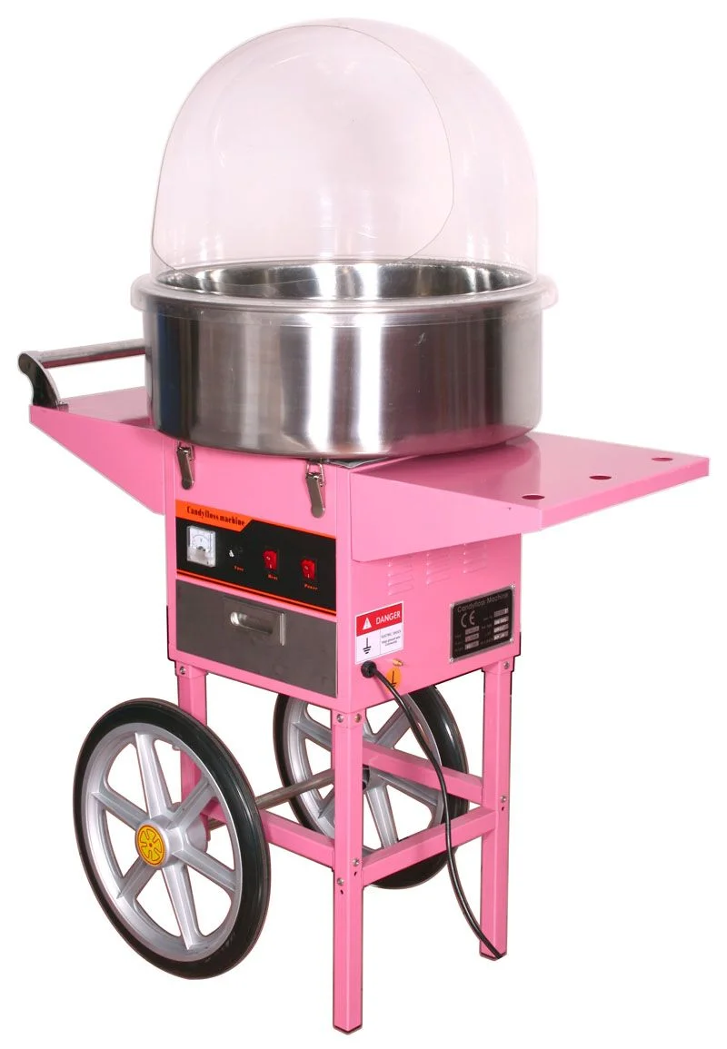 PROFESSIONAL COTTON CANDY MACHINE WITH TROLLEY